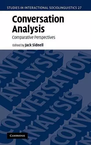 Conversation Analysis cover