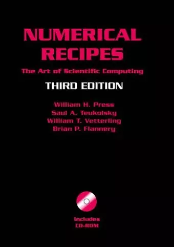 Numerical Recipes with Source Code CD-ROM 3rd Edition cover