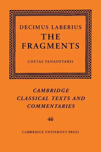 Decimus Laberius cover