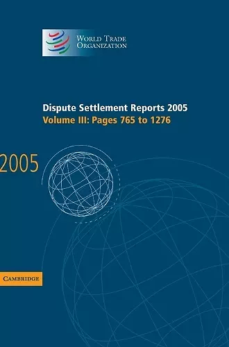 Dispute Settlement Reports 2005 cover