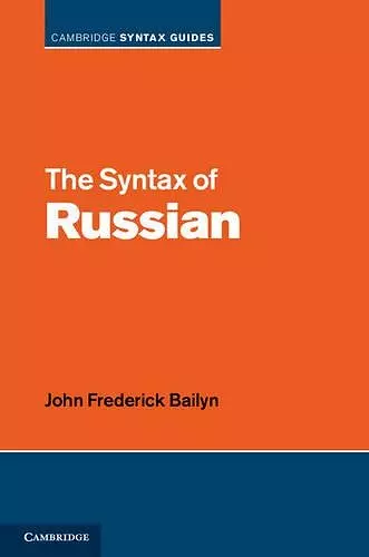 The Syntax of Russian cover