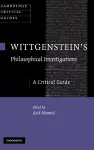 Wittgenstein's Philosophical Investigations cover