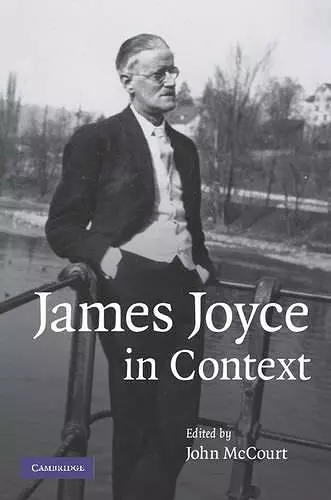 James Joyce in Context cover