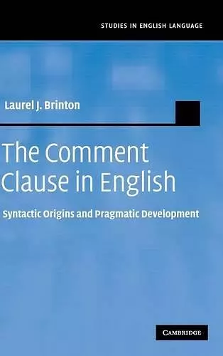 The Comment Clause in English cover