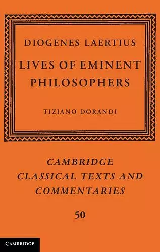 Diogenes Laertius: Lives of Eminent Philosophers cover