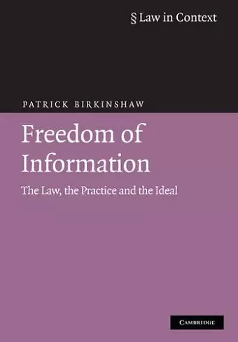 Freedom of Information cover