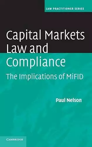 Capital Markets Law and Compliance cover