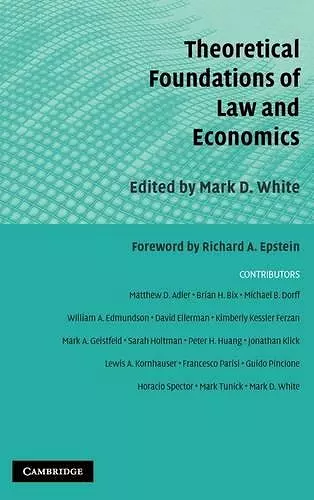 Theoretical Foundations of Law and Economics cover