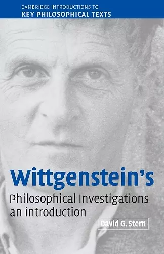 Wittgenstein's Philosophical Investigations cover