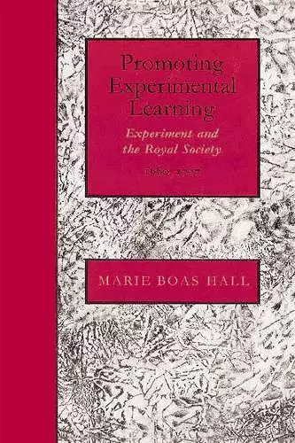 Promoting Experimental Learning cover