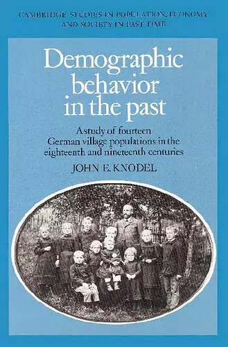 Demographic Behavior in the Past cover