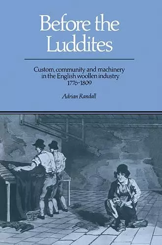 Before the Luddites cover