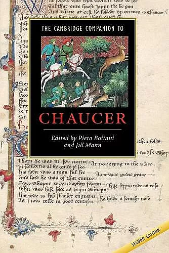 The Cambridge Companion to Chaucer cover