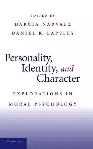 Personality, Identity, and Character cover