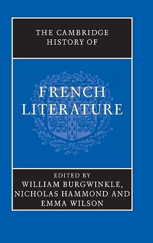 The Cambridge History of French Literature cover