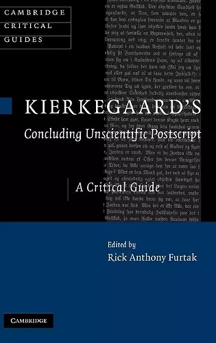 Kierkegaard's 'Concluding Unscientific Postscript' cover