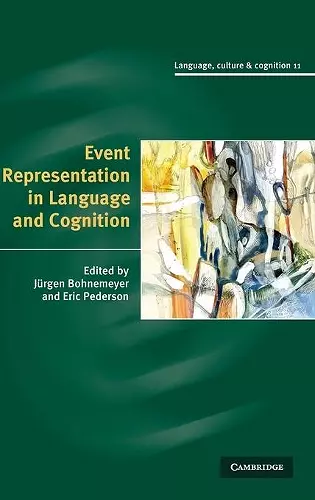 Event Representation in Language and Cognition cover