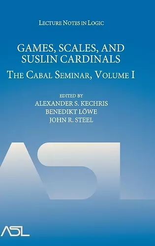 Games, Scales and Suslin Cardinals cover