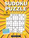 Intermediate level sudoku puzzle for adults 50 pages of brain games for adults cover