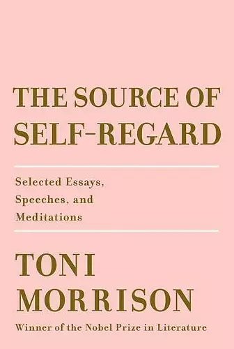 The Source of Self-Regard cover