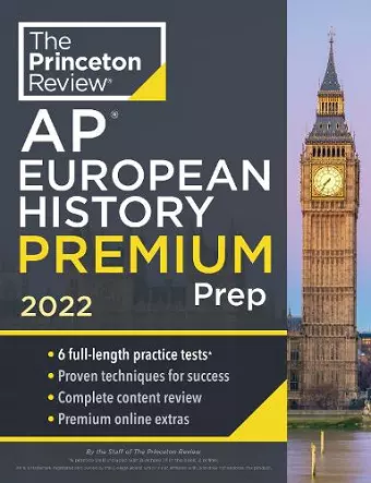 Princeton Review AP European History Premium Prep, 2022 cover