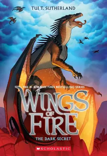 Wings of Fire: The Dark Secret (b&w) cover