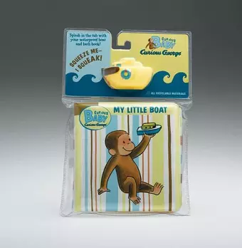 Curious Baby My Little Boat (curious George Bath Book & Toy Boat) cover