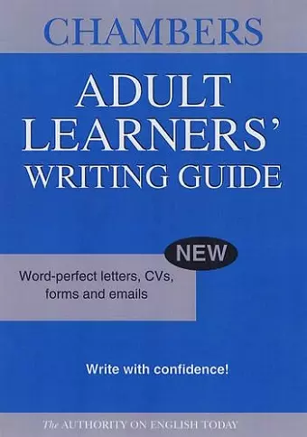 Chambers Adult Learners' Writing Guide cover