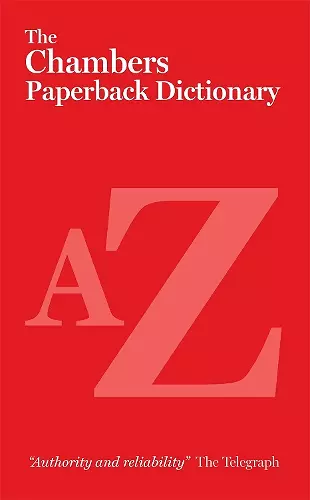 The Chambers Paperback Dictionary cover
