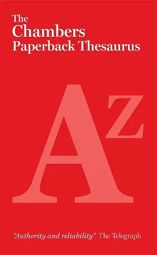 The Chambers Paperback Thesaurus cover