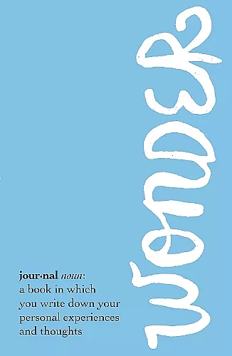Wonder Journal cover