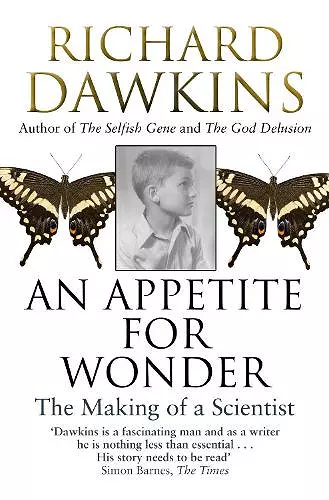 An Appetite For Wonder: The Making of a Scientist cover