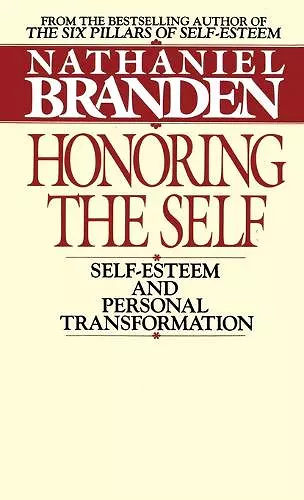 Honoring the Self cover