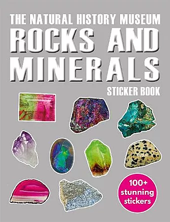 Rocks and Minerals Sticker Book cover