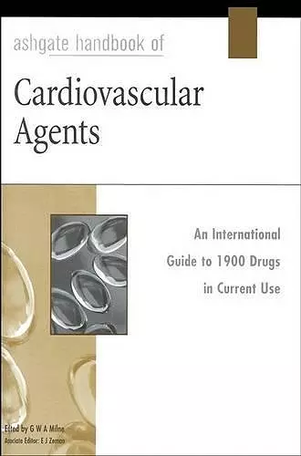 Ashgate Handbook of Cardiovascular Agents cover