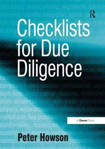 Checklists for Due Diligence cover