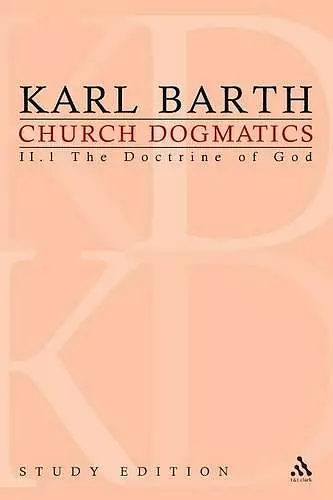 Church Dogmatics Study Edition 9 cover