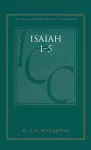 Isaiah 1-5 (ICC) cover