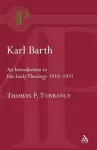 Karl Barth: Introduction to Early Theology cover
