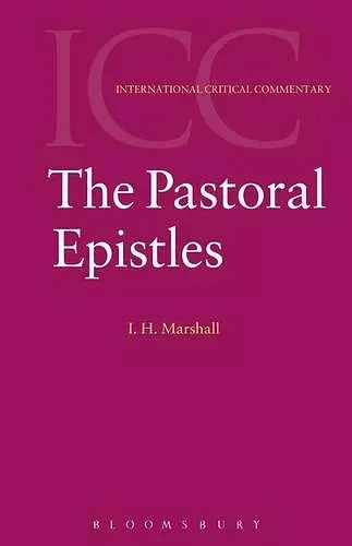 The Pastoral Epistles cover