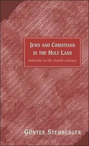Jews and Christians in the Holy Land cover
