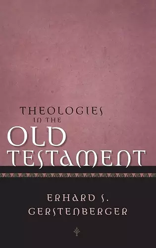 Theologies in the Old Testament cover
