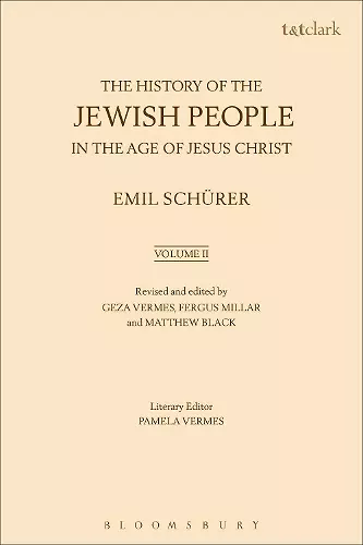 The History of the Jewish People in the Age of Jesus Christ: Volume 2 cover