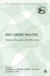 The Old Greek Psalter cover