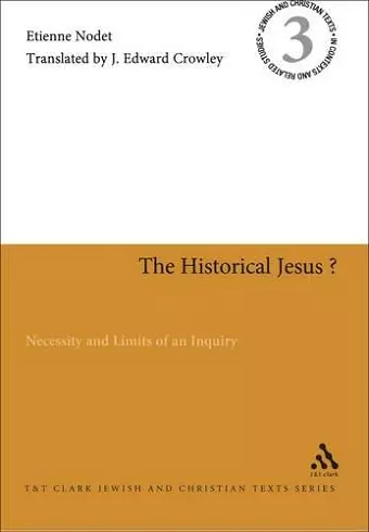 The  Historical Jesus? cover