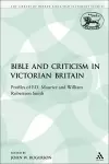 The Bible and Criticism in Victorian Britain cover