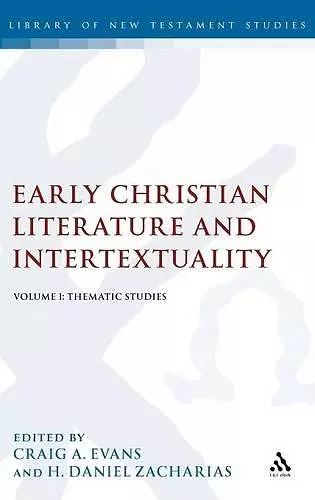 Early Christian Literature and Intertextuality cover