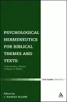 Psychological Hermeneutics for Biblical Themes and Texts cover