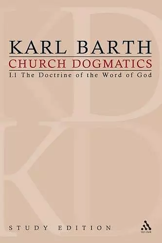 Church Dogmatics Study Edition 2 cover