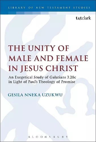 The Unity of Male and Female in Jesus Christ cover
